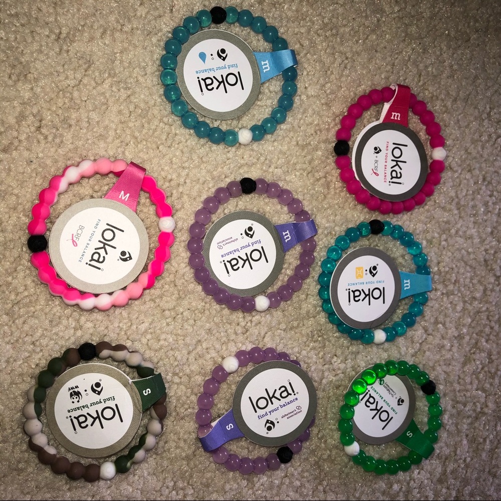 Assorted 15 Lokai bracelets